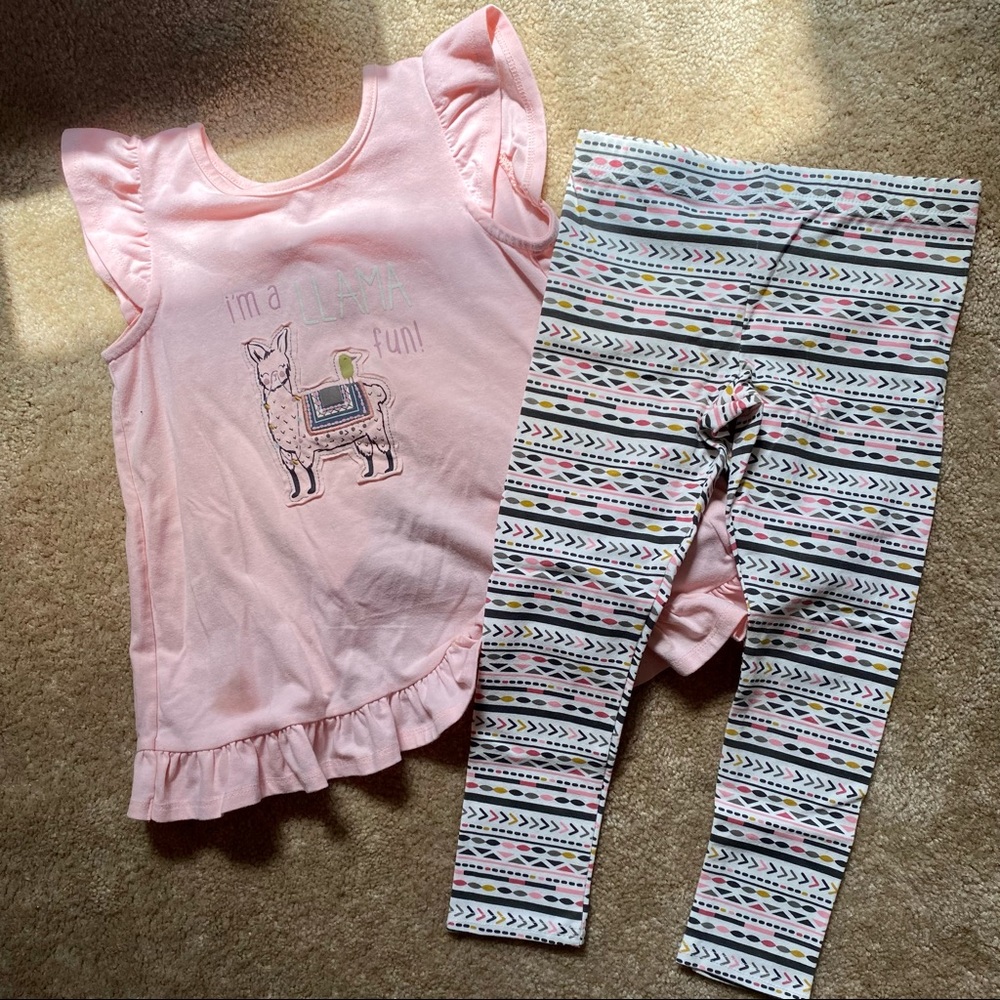 Maggie and Zoe Llama Fun 2 Piece Set